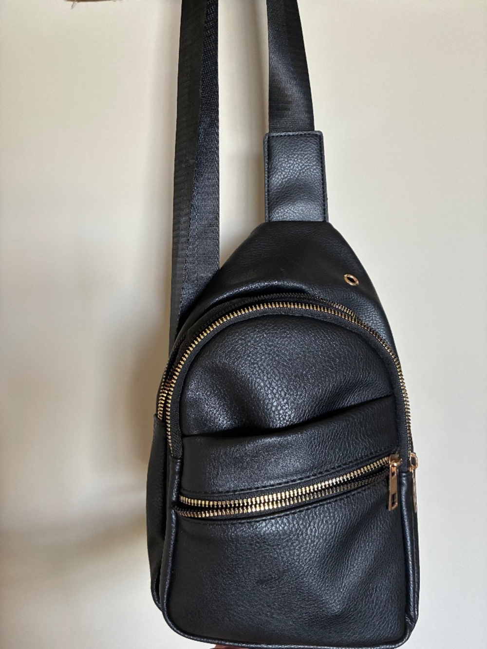Vegan Leather Sling with multiple compartments